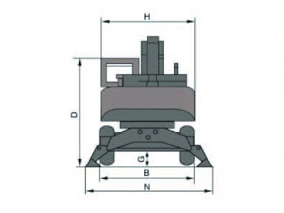 DLS190-9A轮式液压挖掘机产品外形尺寸2